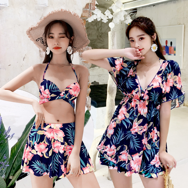 泳衣女三件套比基尼显瘦性感遮肚保守可爱仙女韩国温泉游泳度假|msdalam kategori sukan/Yoga/kecergasan/bekalan peminat, berenang, Bikini - dari Buy2taobao.com untuk memberikan perkhidmatan ejen Taobao profesional membeli