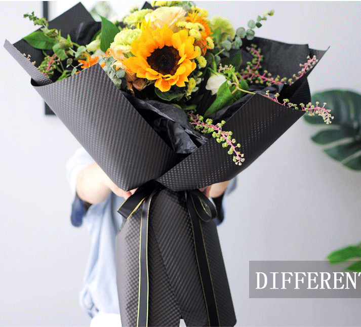 艺术纸立体压纹包花纸鲜花包装纸礼品花束材料玫瑰康乃馨包装纸