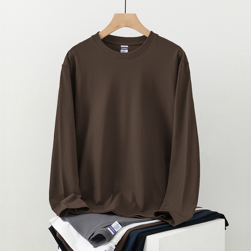 长袖260g重磅纯棉T恤亲肤柔软