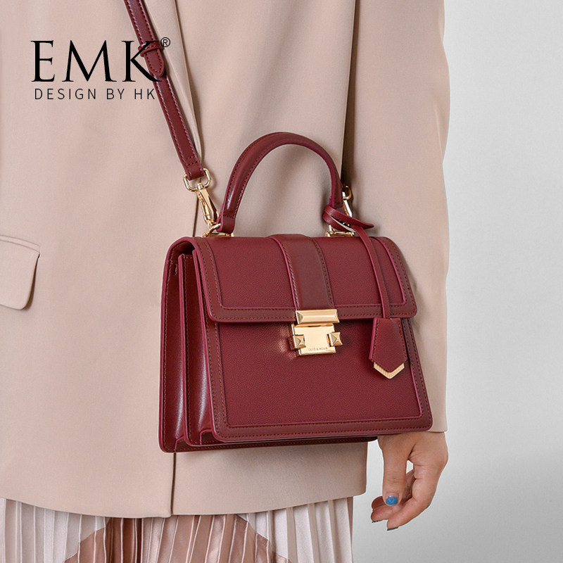 质感包包2020新款小ck女包时尚大气手提斜挎包新娘结婚红色婚包女