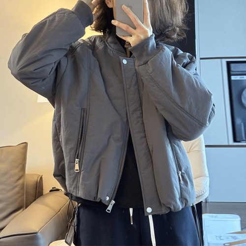 高级感大码百搭加厚棉服