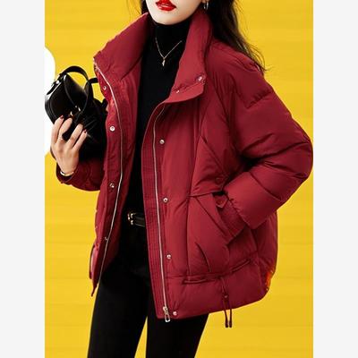 今年流行爆款红色羽绒棉