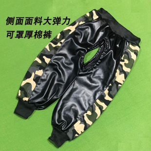 尿不湿皮裤 裤 子儿童防尿长裤 套防水罩裤 皮 婴儿罩棉裤 宝宝冬隔尿裤