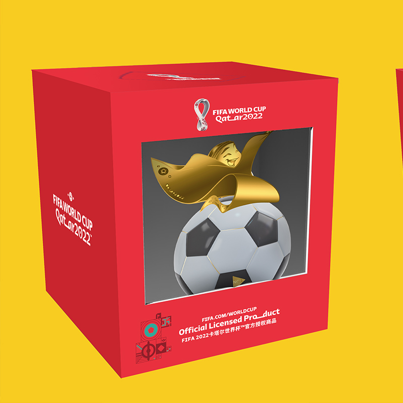 2022世界杯纪念苏超联赛足球手办