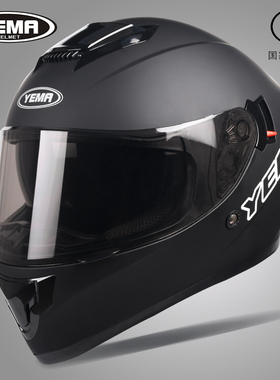 3C认证野马摩托车头盔男士秋冬季保暖电动车四季通用骑行机车全盔