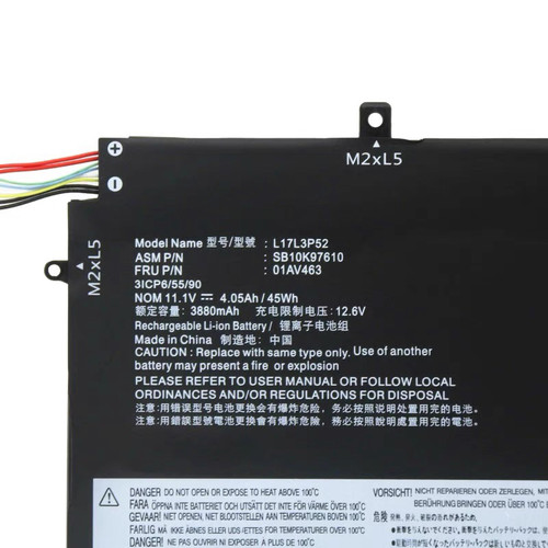 L17M3P53/3P5401AV463/464电池