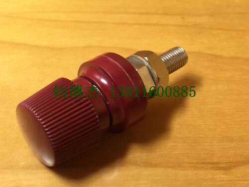 接线柱上海阳刚红黑M8铜柱JS555胶木接线柱50A