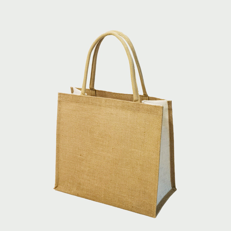 muji/无印良品限定版新款麻布袋多色diy托特黄麻包高级购物袋