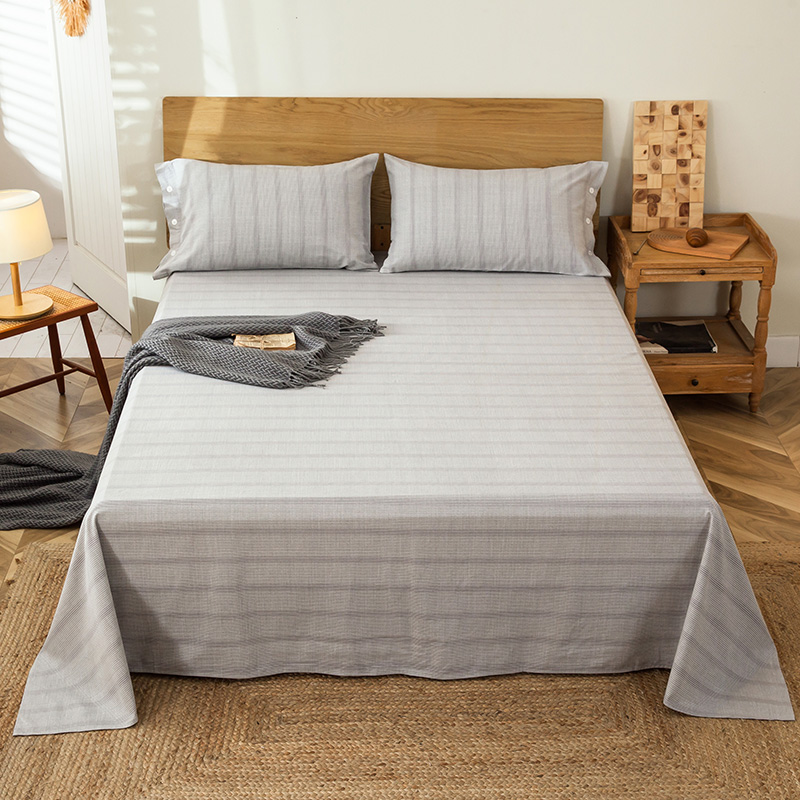 加厚磨毛纯棉可裸睡床单