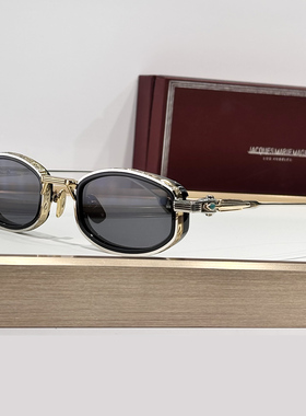 JMM HARDIN日本手工绿松石钛金属框太阳镜男女光致变色侧挡墨镜