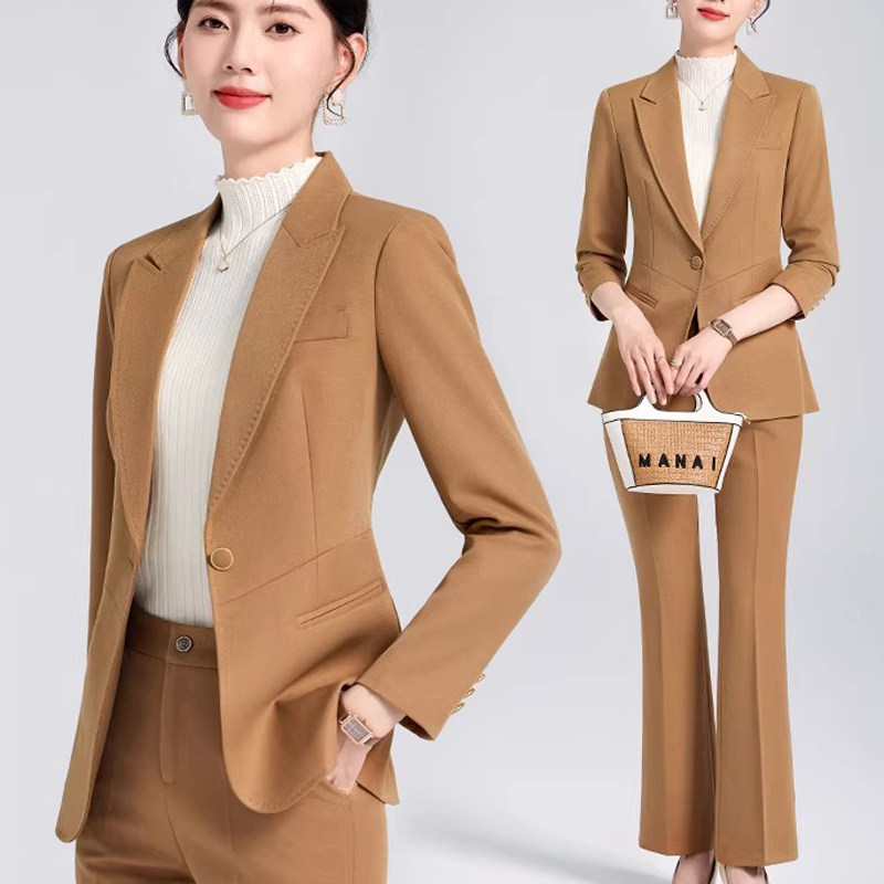 2024职业套装女秋季气质时尚修身行政西装商务通勤正装经理工作服