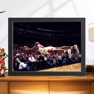 罗德曼签名海报纪念相框摆件篮球球星周边装饰画挂画球迷生日礼物