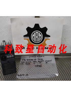 工业配件FR-D720-0.75K 逆变器 6.6A 3PH AC20040V 50/60HZ