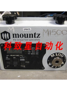 工业配件MOUNTZ M-100 超扭矩仪