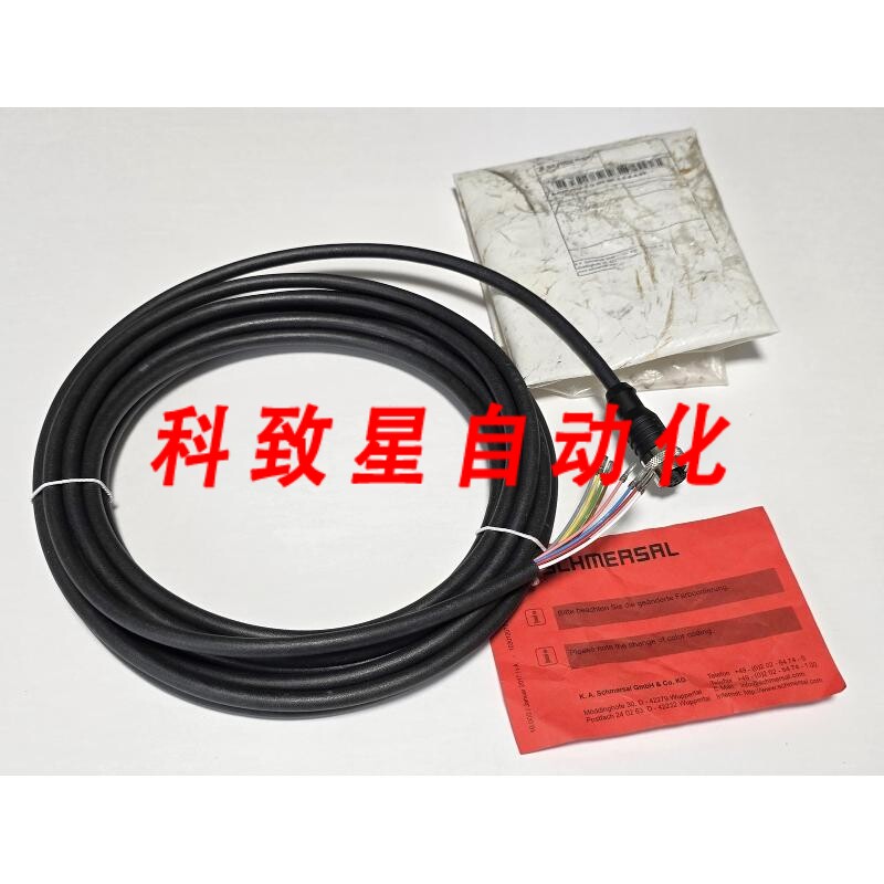 工业配件A-K8P M12-SG-5M-BK-XA-4-69 5米8线安全电缆
