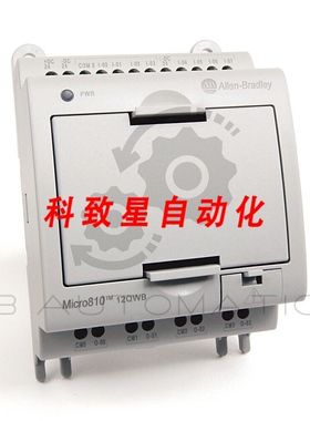 工业配件2080-LC10-12QWB MICRO810 12 I/O控制器24V DC电源