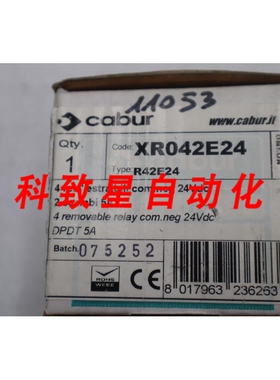 工业配件CABUR XR042E24 继电器 R42E24 DPST 8 AMP 24 VDC K440