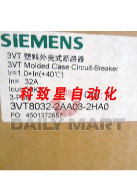 工业配件3VT8032AA03HA0 塑壳断路器 PLC模块