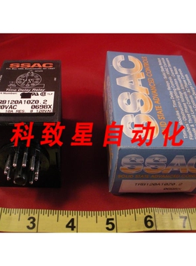 工业配件SSAC TRB120A10Z0.2 延时继电器120VAC 0698X 10A RES 1