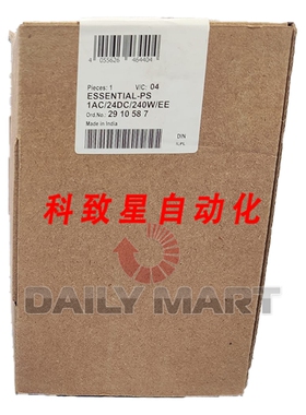 工业配件ESSENTIAL-PS/1AC/24DC/240W/EE 2910587 电源 24VDC 240