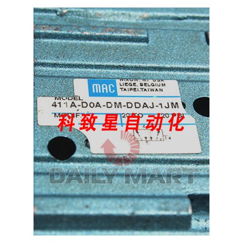 工业配件MAC 411A-D0A-DM-DDAJ-1JM 电磁阀