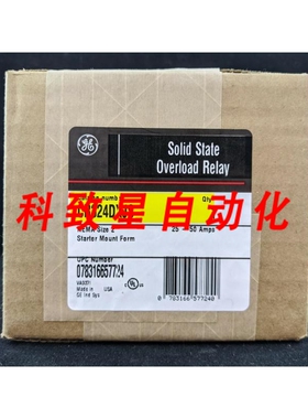 工业配件CR324DXJS 过载继电器NEMA SZ 2 25-50 AMPS
