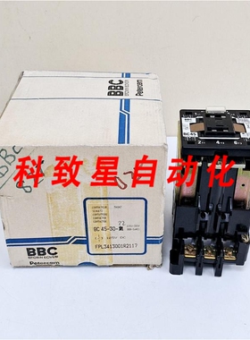 工业配件BBC PETERCEM BC45/BC45-30-22 接触器 22KW-380V 80A