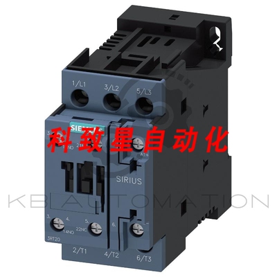 工业配件3RT2026-1BB40接触器AC 25A 11KW/400V 1NO+1NC 24V DC
