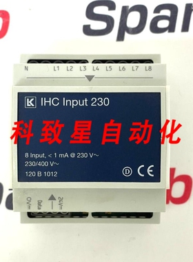 工业配件LAURIZ KNUDSEN 120B1012 IHC 输入控制模块 230VAC