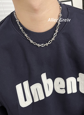 钛钢男生项链简约百搭基础款健身街头潮酷小众穿搭中性配饰不掉色