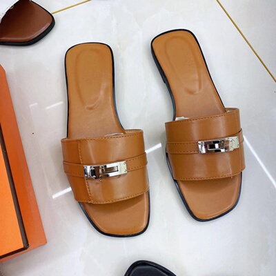 欧美时尚外穿平底TB拖鞋女夏 Summer Flat Slippers Women Slides