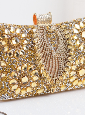 Party Bag Clutch Rhinestone Purse Evening Fashion Handbag