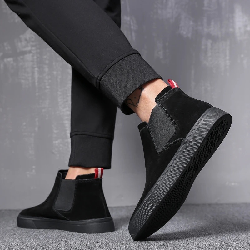 【现货直发】2025早秋新款潮流百搭加绒户外休闲马丁靴0041-BYH