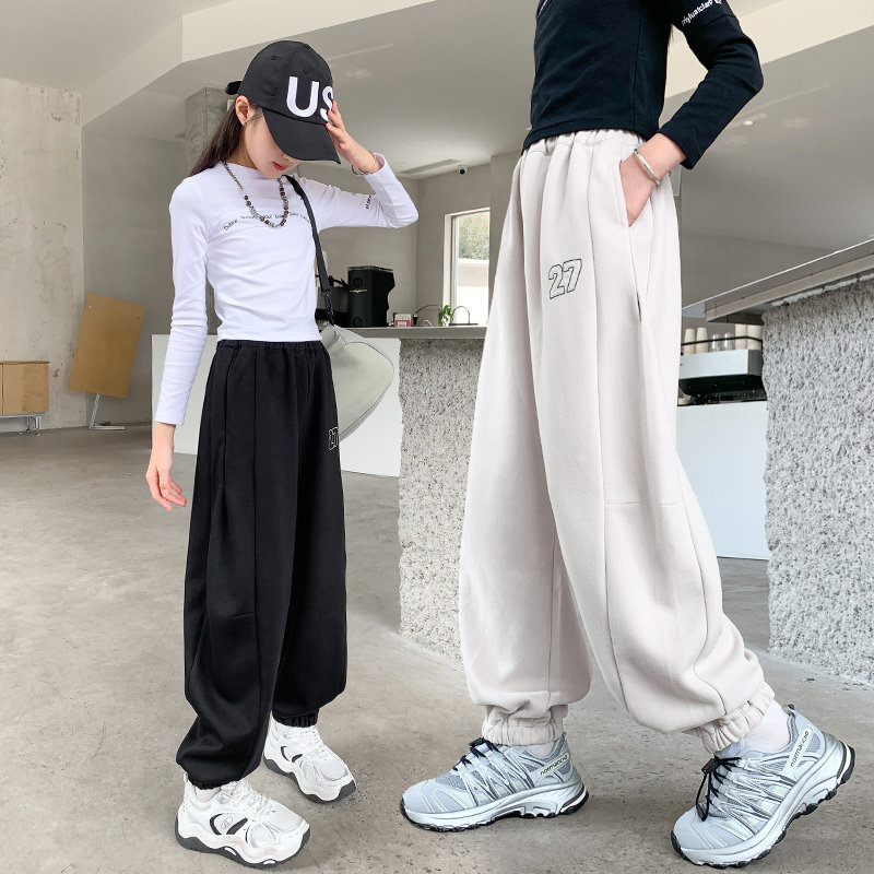 梦想邦尼女童运动裤春暖秋新款