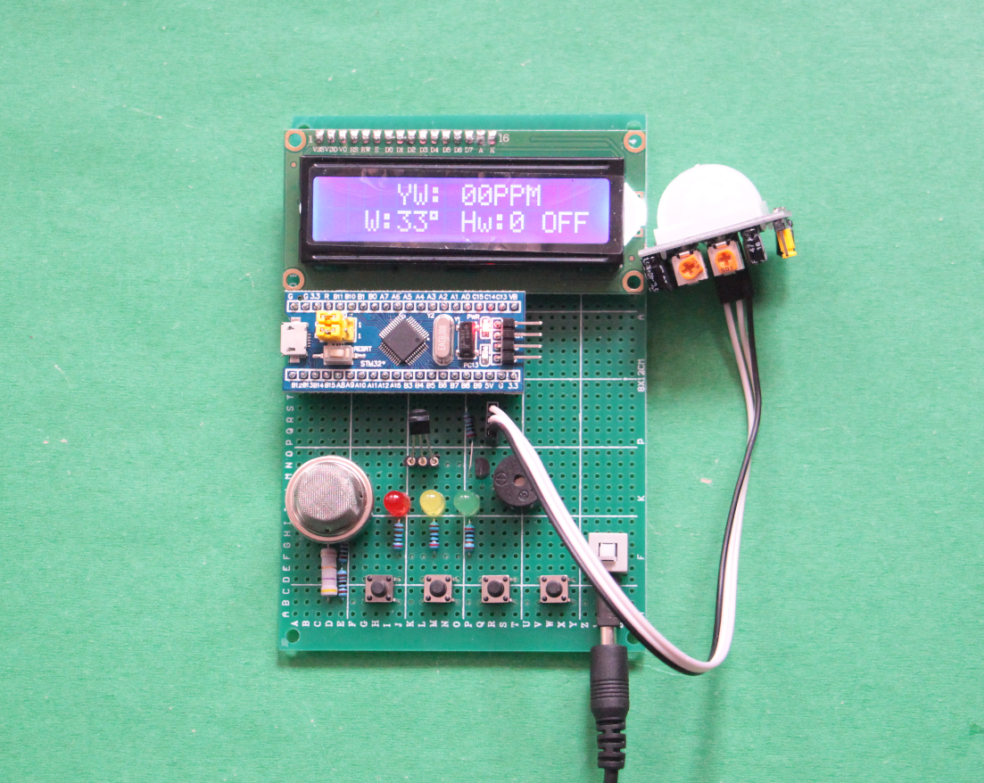 基于stm32烟雾温度智能家居
