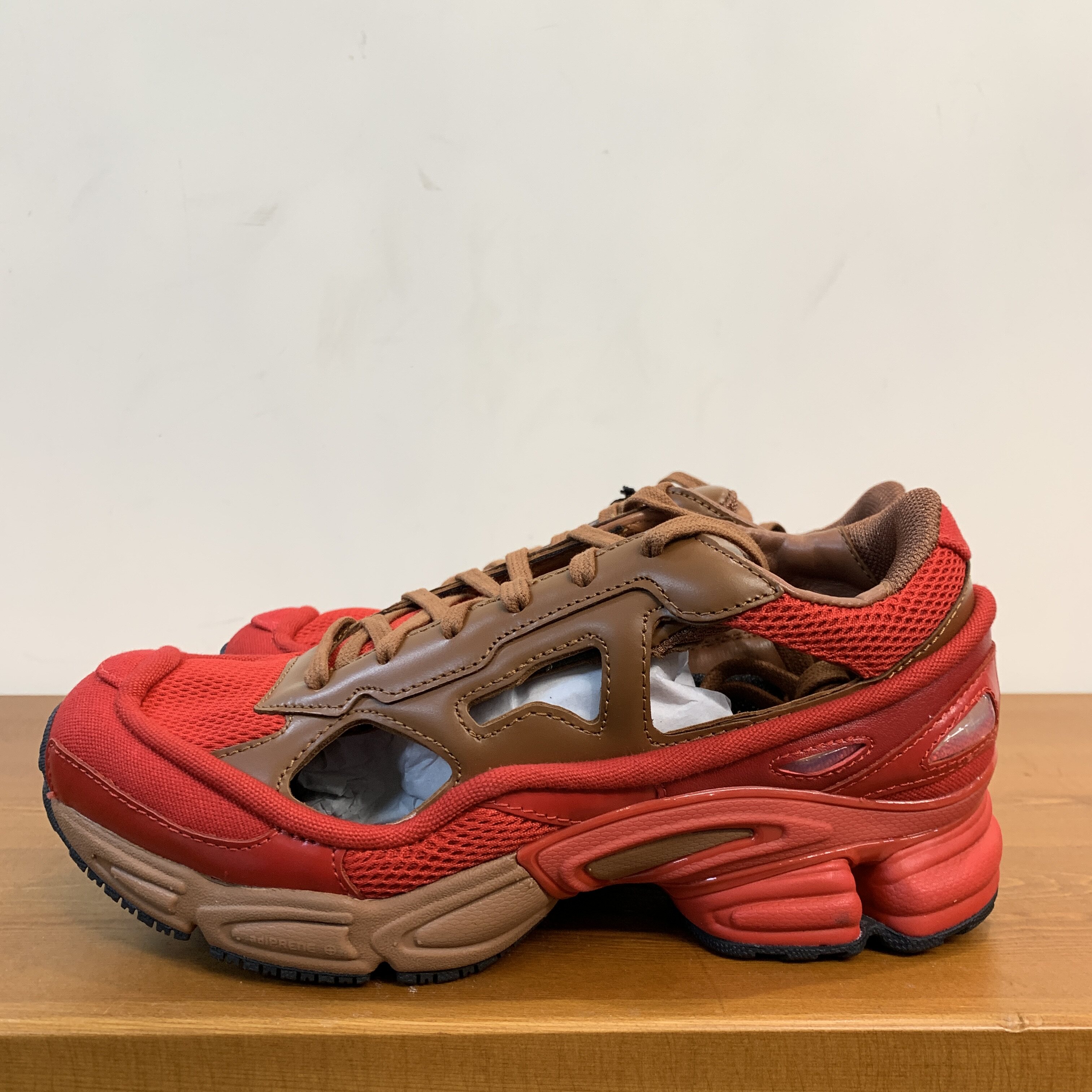 Y-3 Raf Simons 联名款 REPLICANT 0ZWEEGO 红棕色运动鞋 BB7987
