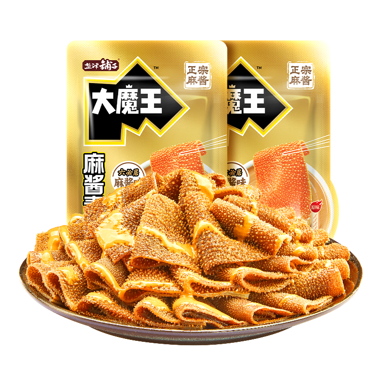 【U先】盐津铺子大魔王麻酱素毛肚零食小吃休闲食品