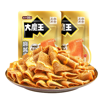 【U先】盐津铺子大魔王麻酱素毛肚零食小吃休闲食品