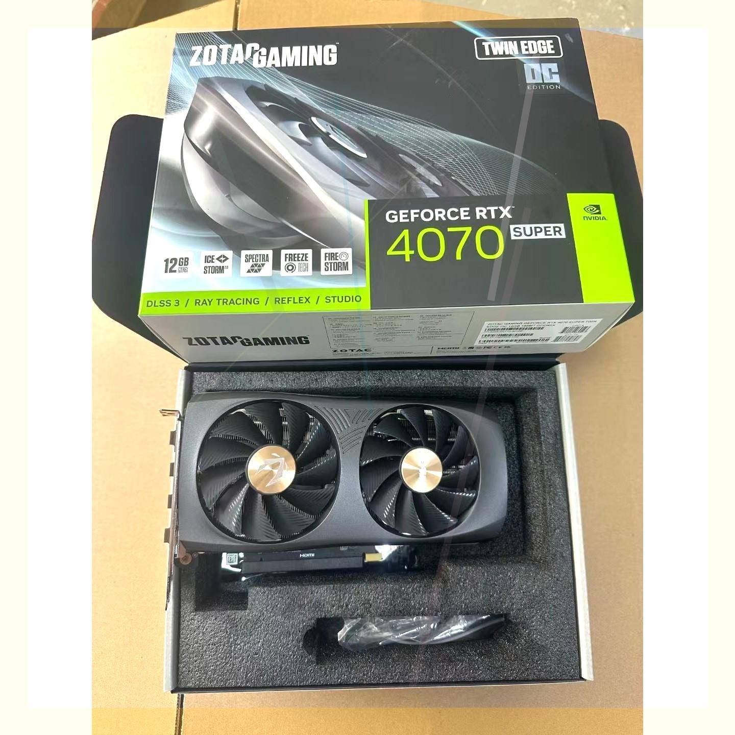 议价全新索泰 GeForce RTX 4070 Super Tw