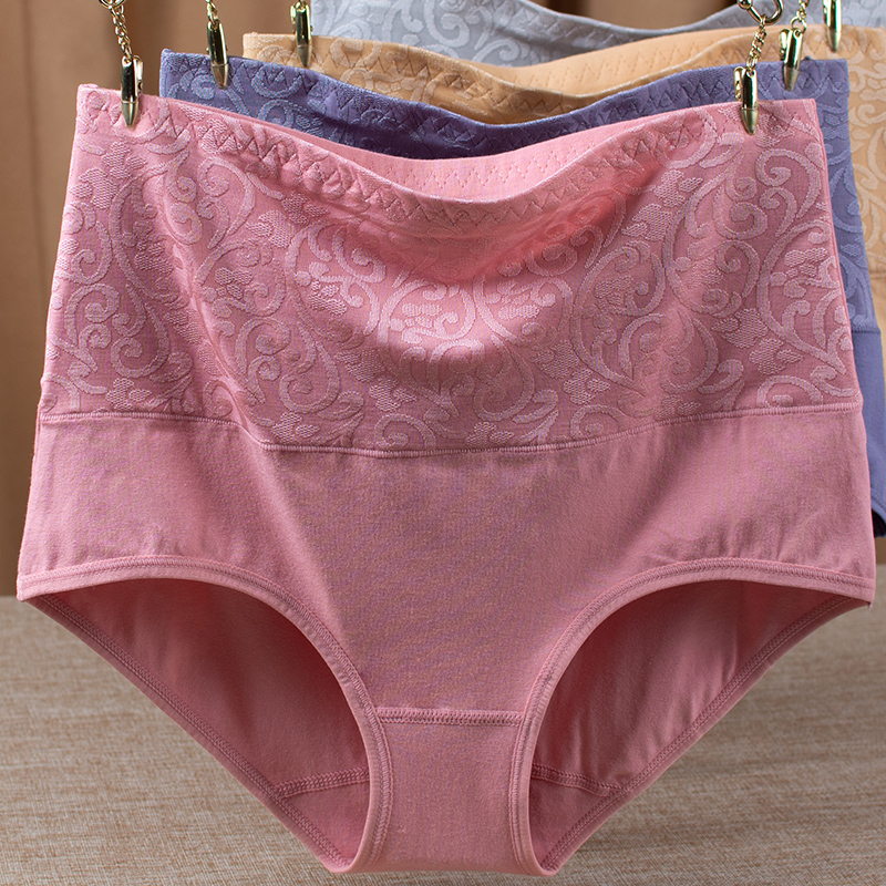 厚款高腰宽松中年妈妈女士内裤