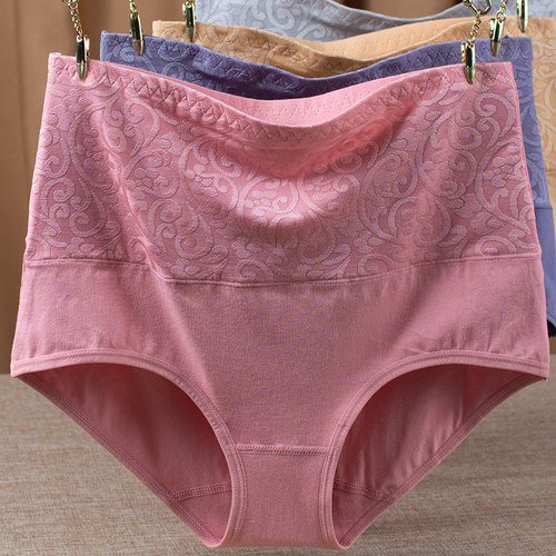 厚款高腰宽松中年妈妈女士内裤