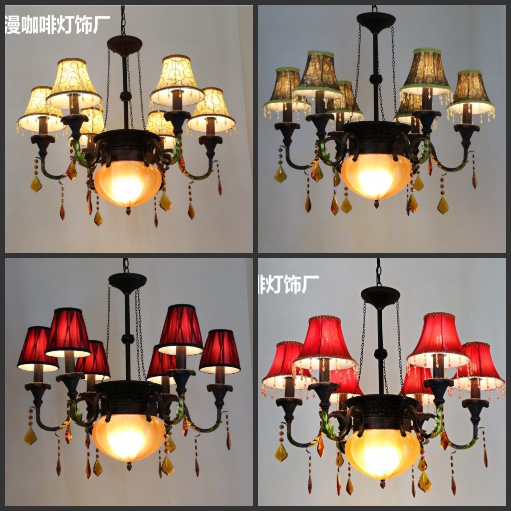 漫咖啡吊灯酒吧吊灯网吧网咖吊灯led创意咖啡店吊灯美式铁艺吊灯