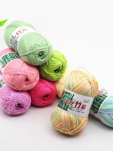 Детский клубок пряжи, хлопковый плетеный крючок для вязания ручной работы