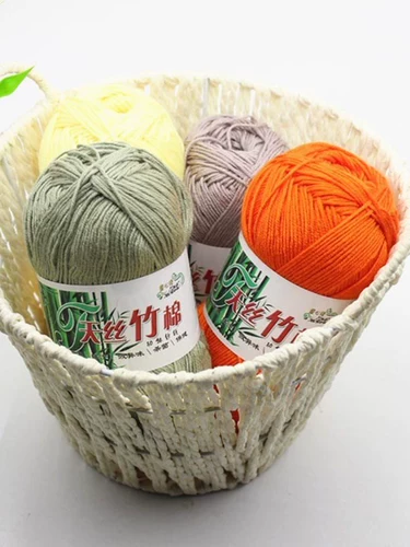 Детский клубок пряжи, хлопковый плетеный крючок для вязания ручной работы