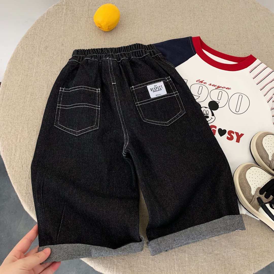 儿童牛仔裤秋季新款童装男童女童