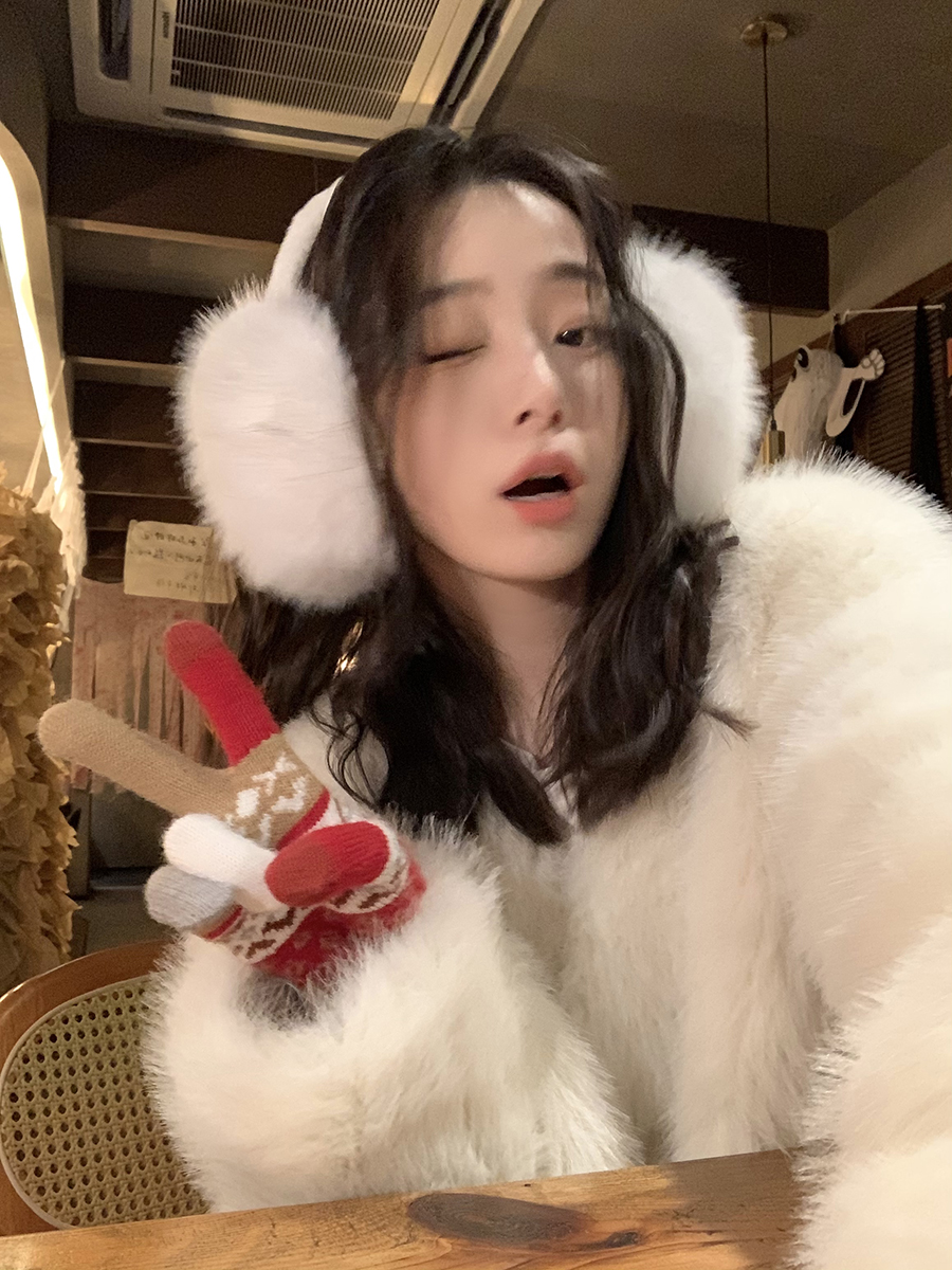 白色韩版软萌可爱大号毛绒耳捂子保暖防冻护耳冬季耳罩女耳套耳暖 白色韩版软萌可爱大号毛绒耳捂子保暖防冻护耳冬季耳罩女耳套耳暖