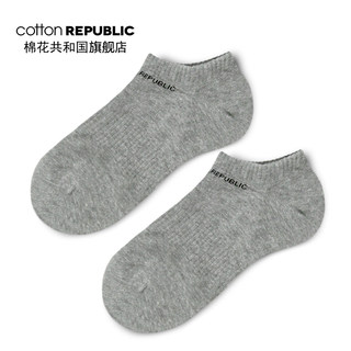 Cotton Republic/棉花共和国男士浅口船袜情侣性感简约休闲棉短袜