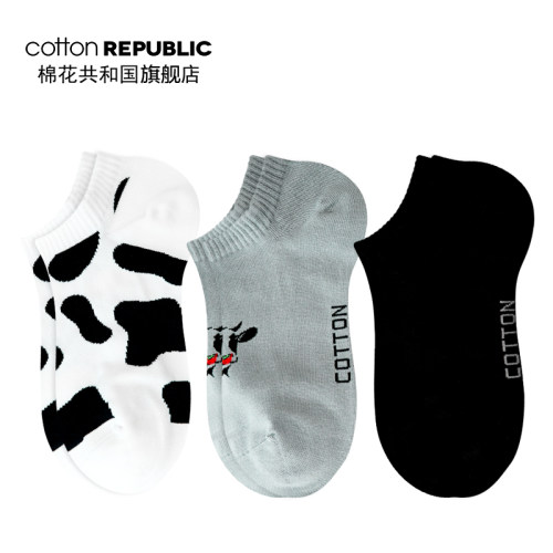 cottonrepublic/棉花共和国船袜