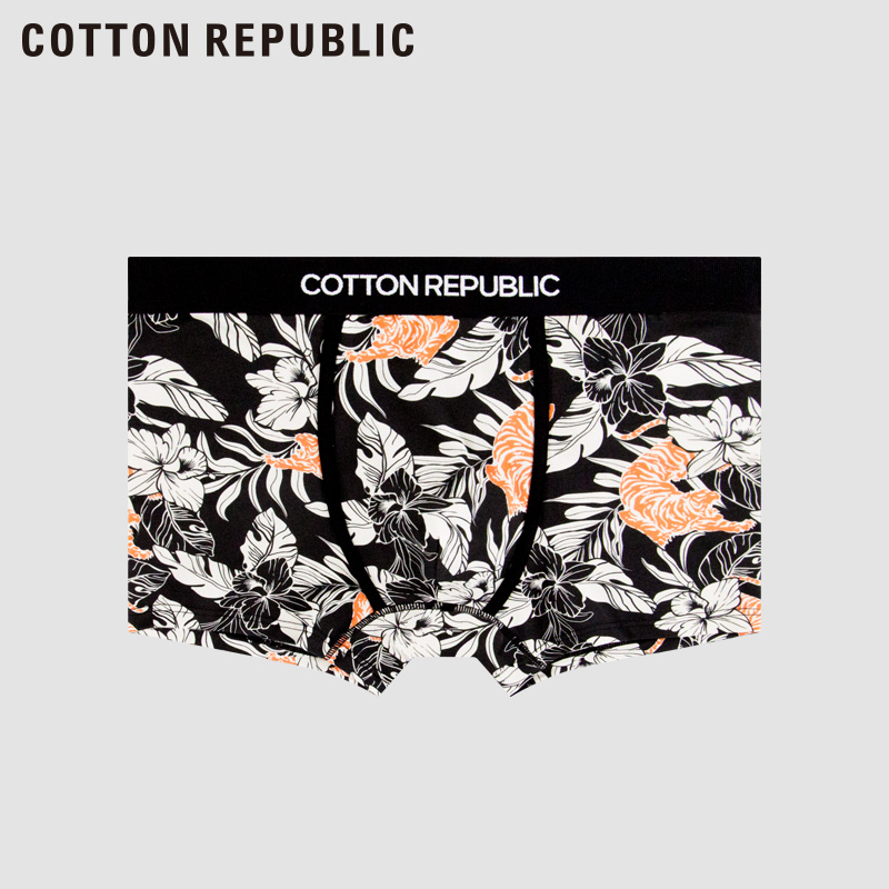 2021年冬季棉质面料印花平角裤