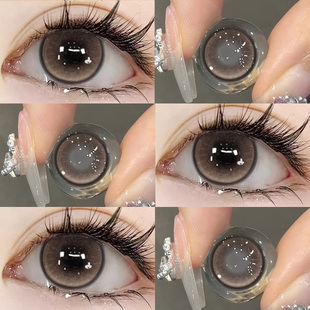 30片日抛型美瞳棕色大小直径隐形眼镜官方正品女婚礼一次性抛JLB